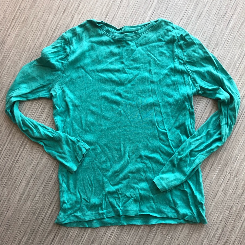 🆓 LONG SLEEVE TEE IN TEAL